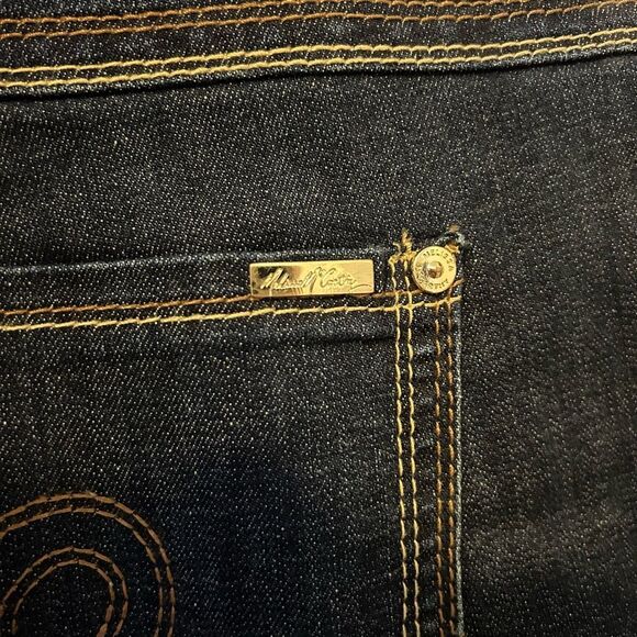 Melissa McCarthy Seven 7 Jeans Classic Straight Denim Blue Women Size 22W dark w - Picture 7 of 14